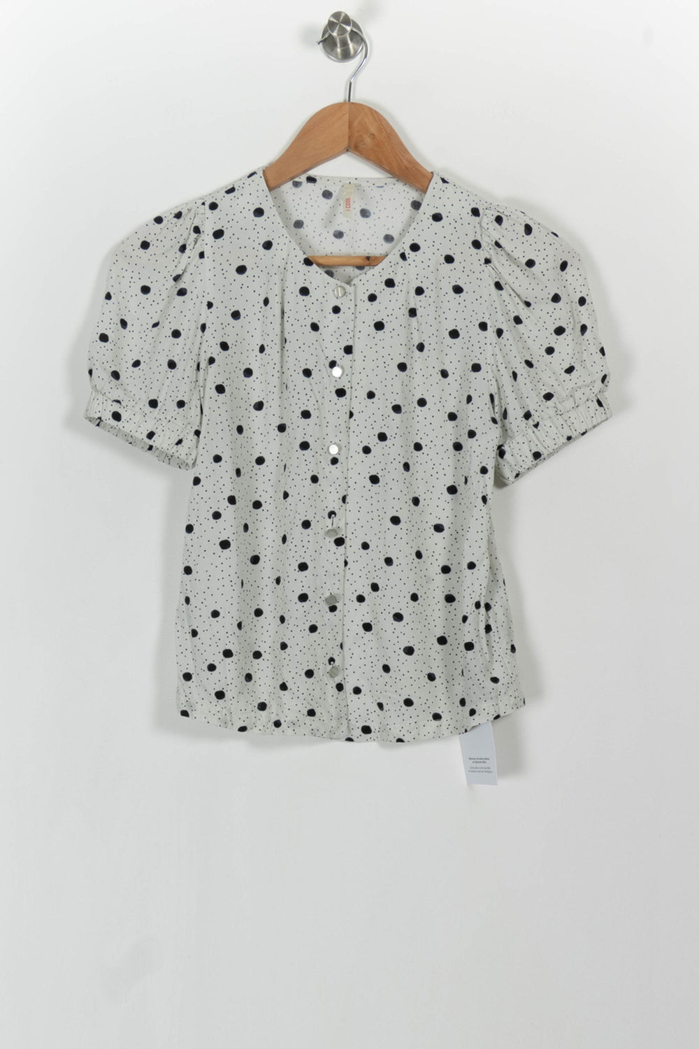 Blouse Blanche et Noire - Taille XS/34 de la marque I.Code | PARAD103592 - Vendu par Paradigme - Image 2