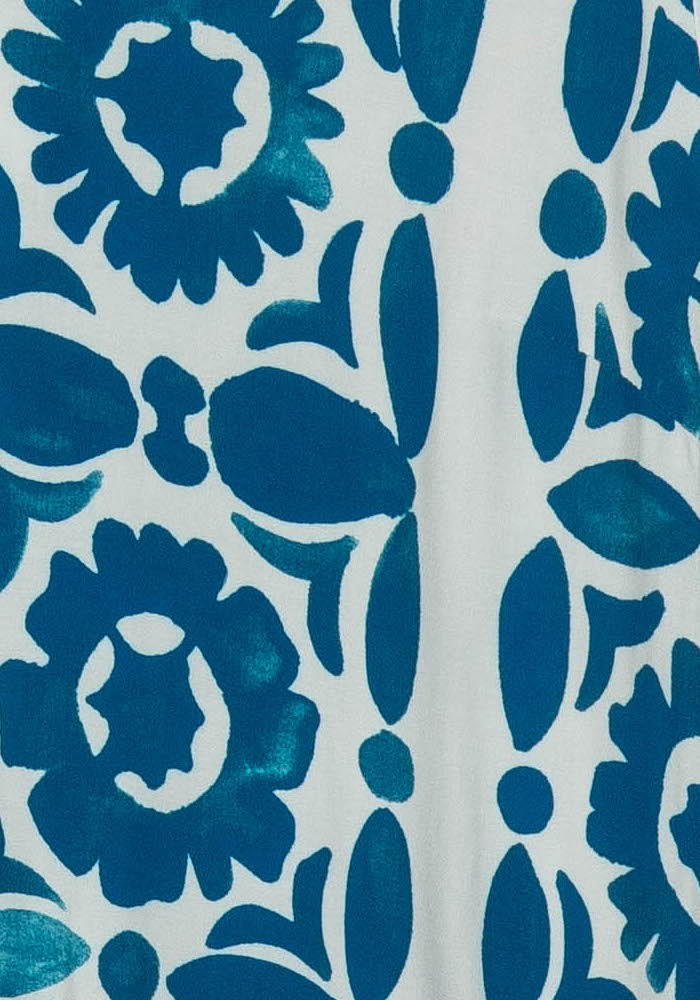 Robe Bleu et Blanche - Taille L/40 de la marque La Fée Maraboutée | PARAD103595 - Vendu par Paradigme - Image 3
