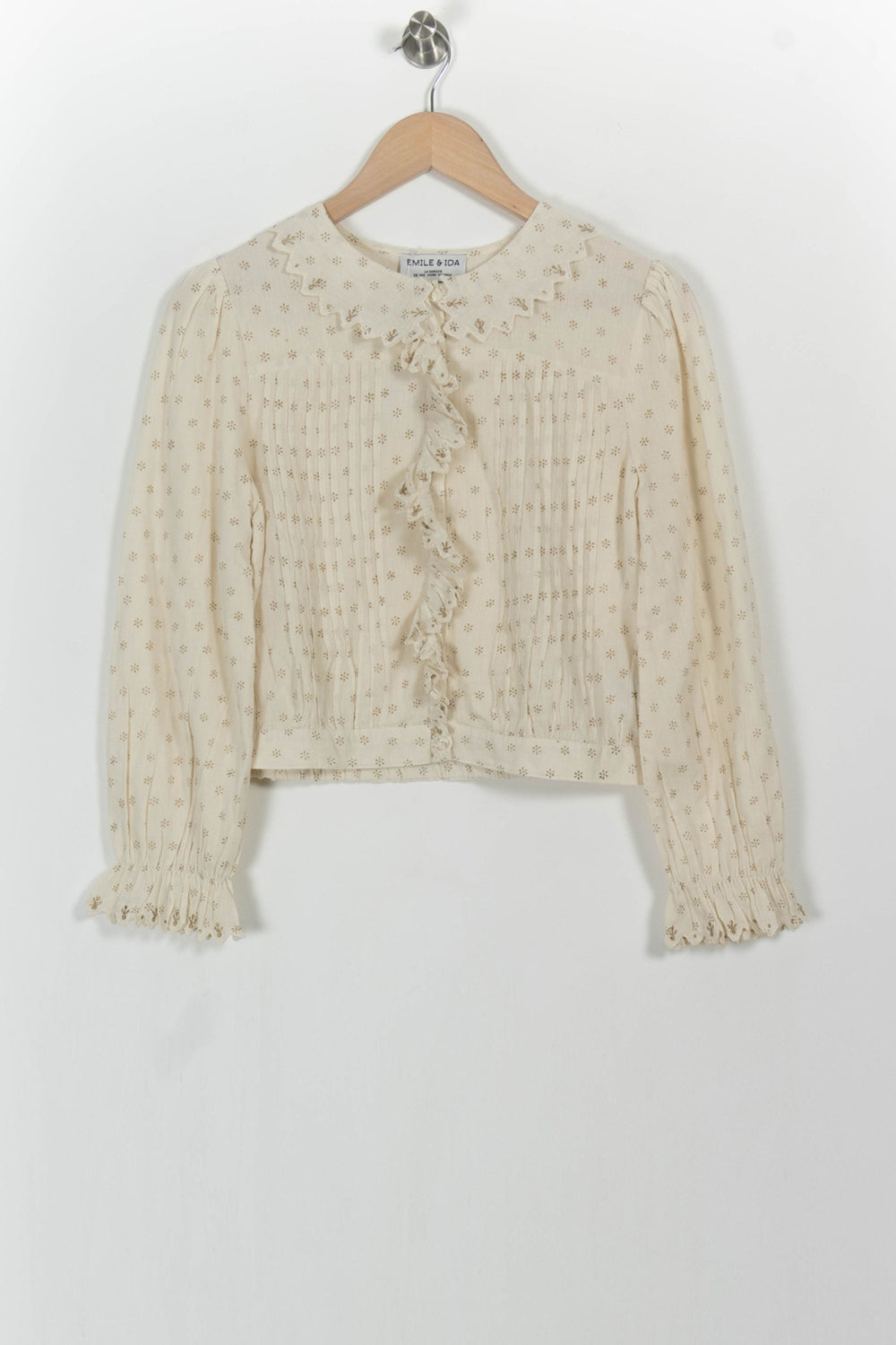 Blouse Beige - Taille XS/34 de la marque Emile & Ida | PARAD103607 - Vendu par Paradigme - Image 2