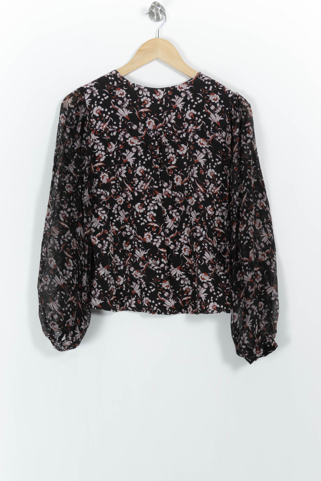 Blouse Noire et Blanche - Taille M/38 de la marque La Fée Maraboutée | PARAD103608 - Vendu par Paradigme - Image 4