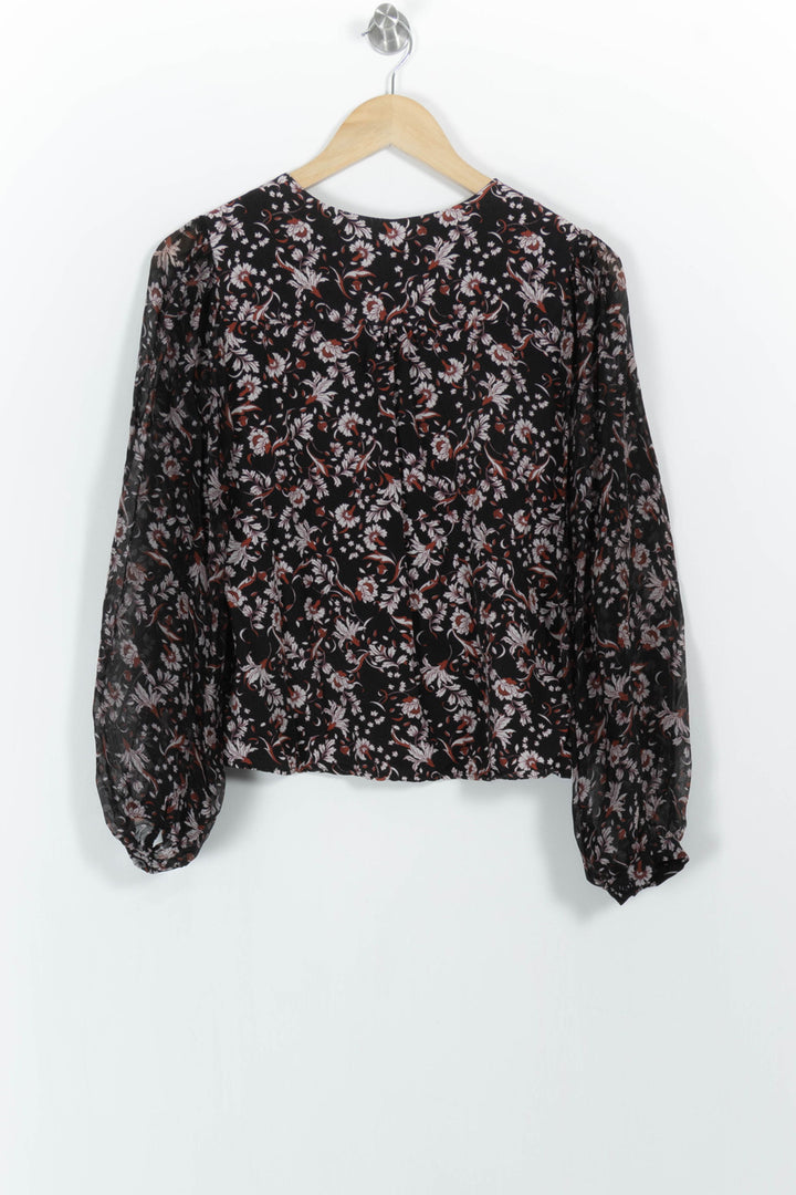 Blouse Noire et Blanche - Taille M/38 de la marque La Fée Maraboutée | PARAD103608 - Vendu par Paradigme - Image 4