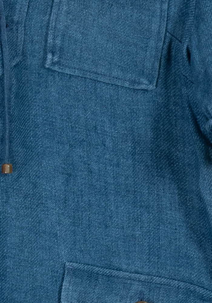 Robe Chemise Bleue - Taille S/36 de la marque Sézane | PARAD103612 - Vendu par Paradigme - Image 3