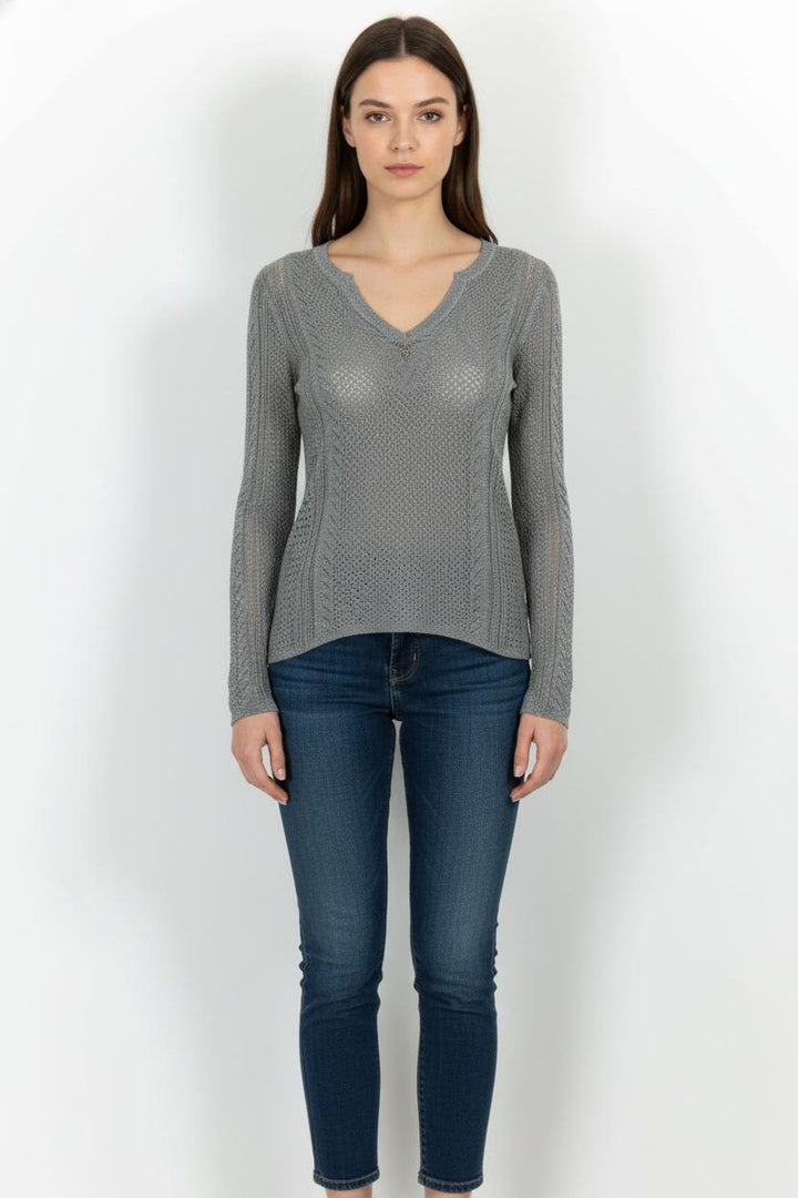 Pull Gris - Taille XS/34 de la marque Bérénice | PARAD103616 - Vendu par Paradigme - Image 1