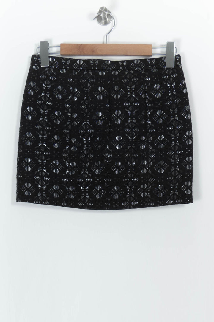 Jupe Droite Noire - Taille S/36 de la marque Maje | PARAD103619 - Vendu par Paradigme - Image 4