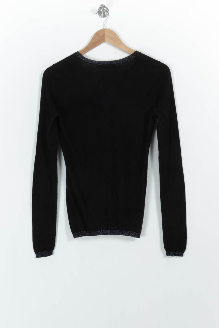 Pull Noir - Taille XS/34 de la marque Bérénice | PARAD103620 - Vendu par Paradigme - Image 4