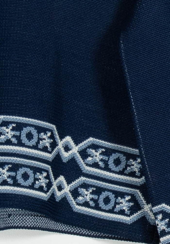 Pull Bleu et Blanc - Taille S/36 de la marque Maje | PARAD103623 - Vendu par Paradigme - Image 3