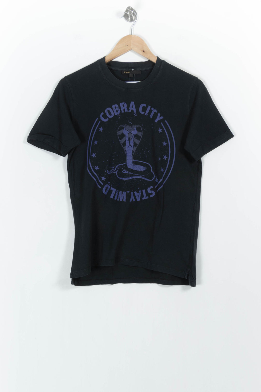 Tee-shirt Noir - Taille S/36 de la marque Maje | PARAD103624 - Vendu par Paradigme - Image 2