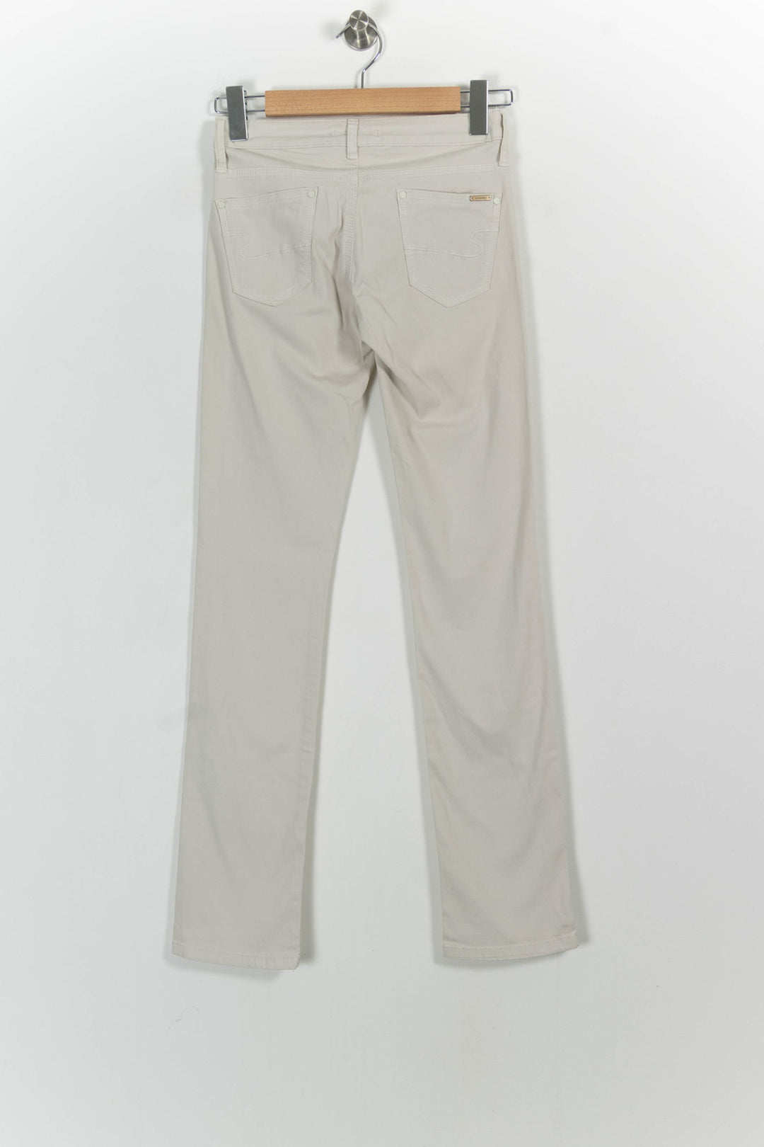 Jean Beige - Taille S/36 de la marque Sud express | PARAD103631 - Vendu par Paradigme - Image 4