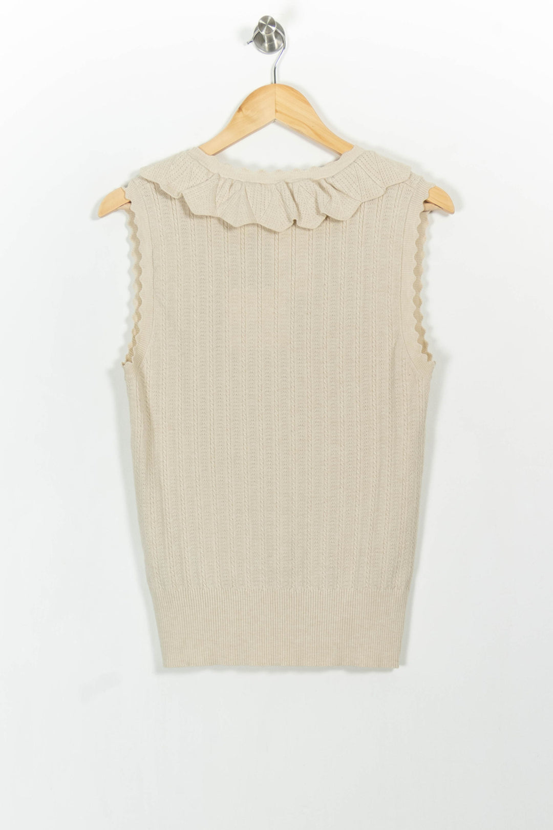 Débardeur Beige - Taille L/40 de la marque Indies | PARAD103663 - Vendu par Paradigme - Image 4