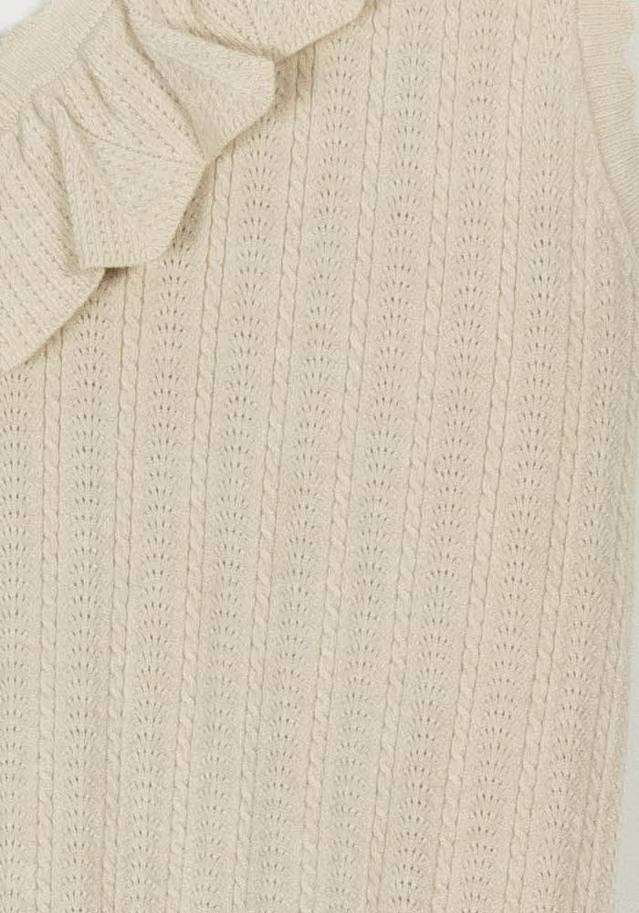 Débardeur Beige - Taille L/40 de la marque Indies | PARAD103663 - Vendu par Paradigme - Image 3