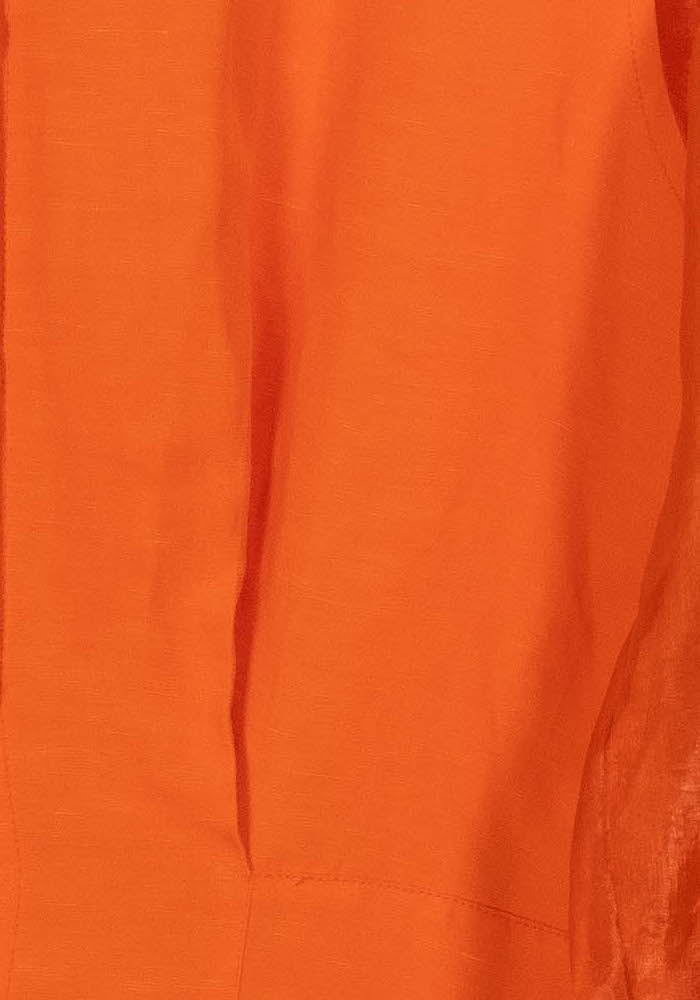 Robe Chemise Orange - Taille L/40 de la marque Indies | PARAD103673 - Vendu par Paradigme - Image 3