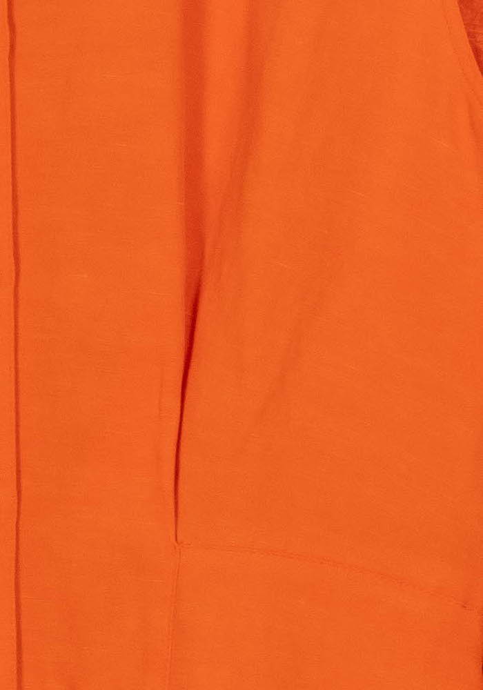 Robe Chemise Orange - Taille M/38 de la marque Indies | PARAD103674 - Vendu par Paradigme - Image 3