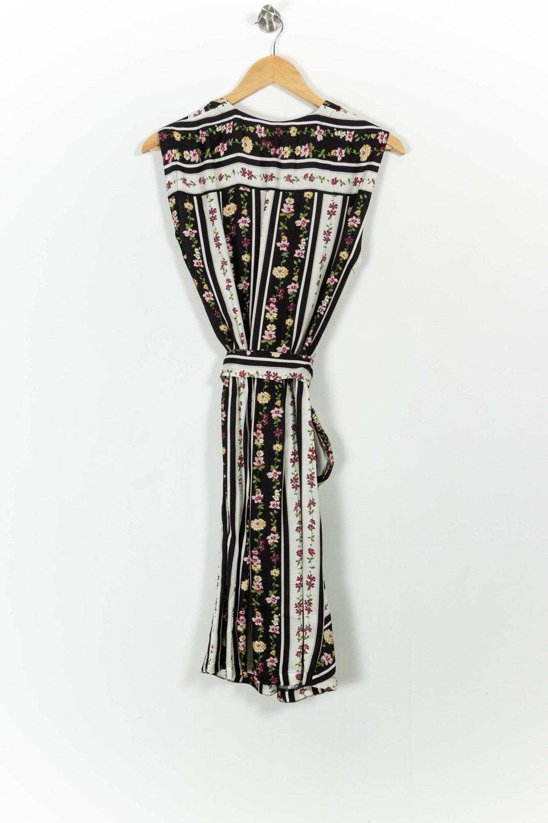 Robe Portefeuille Noire et Blanche - Taille S/36 de la marque Indies | PARAD103675 - Vendu par Paradigme - Image 4
