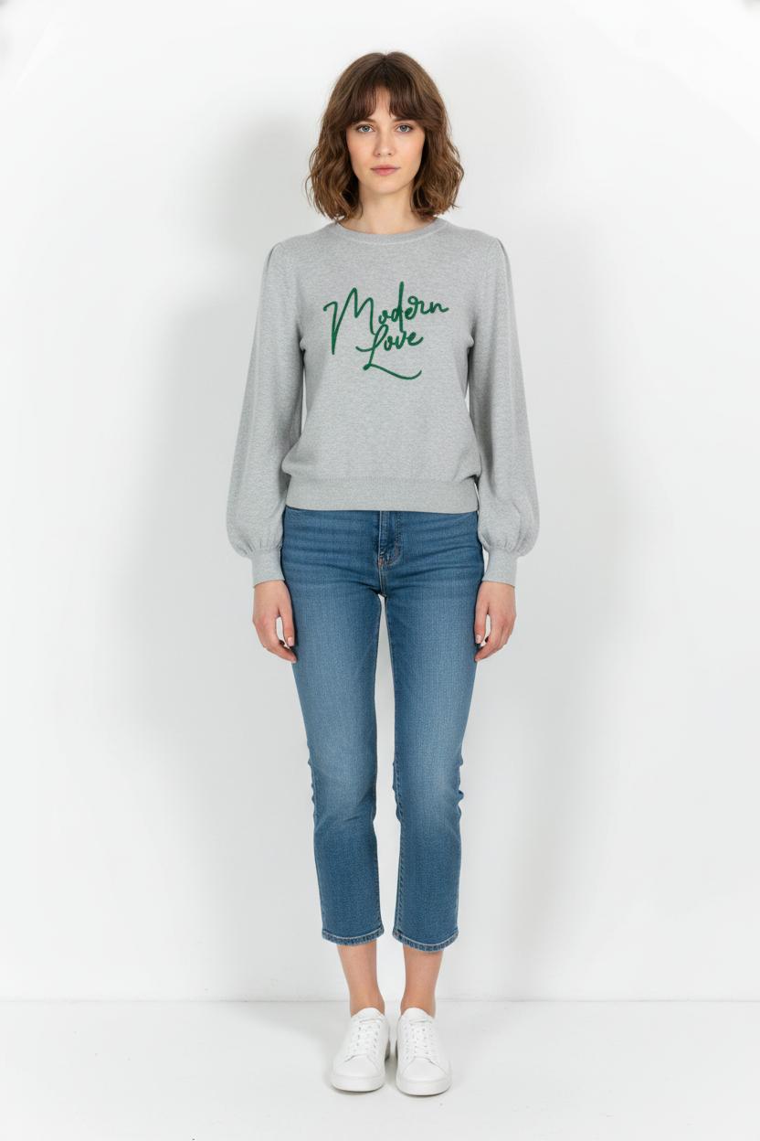 Sweat Gris - Taille S/36 de la marque Suncoo | PARAD103693 - Vendu par Paradigme - Image 1