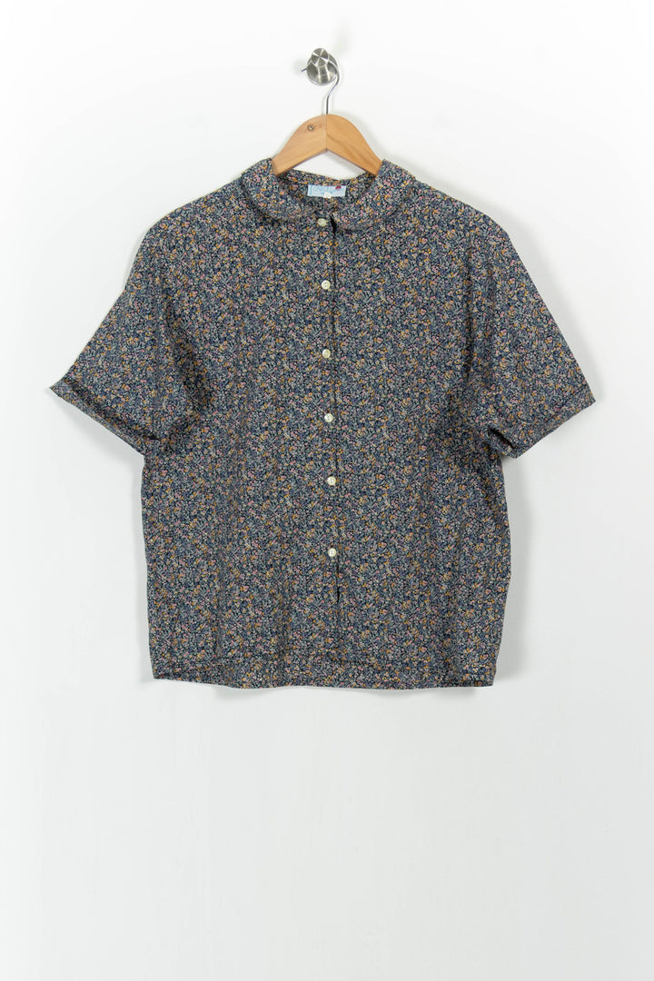 Chemisette Bleu et Jaune - Taille M/38 de la marque Caroll | PARAD103699 - Vendu par Paradigme - Image 2