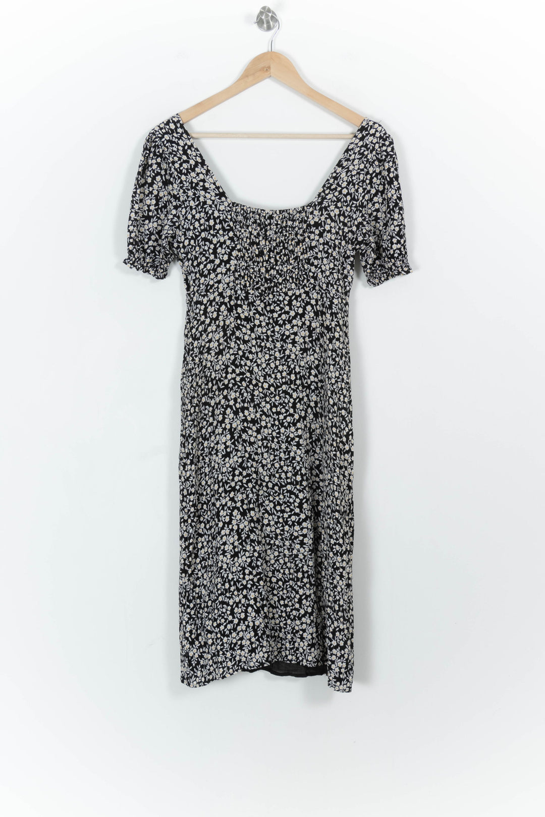 Robe Fleurie Noire et Blanche - Taille S/36 de la marque Petite Mendigote | PARAD103705 - Vendu par Paradigme - Image 4