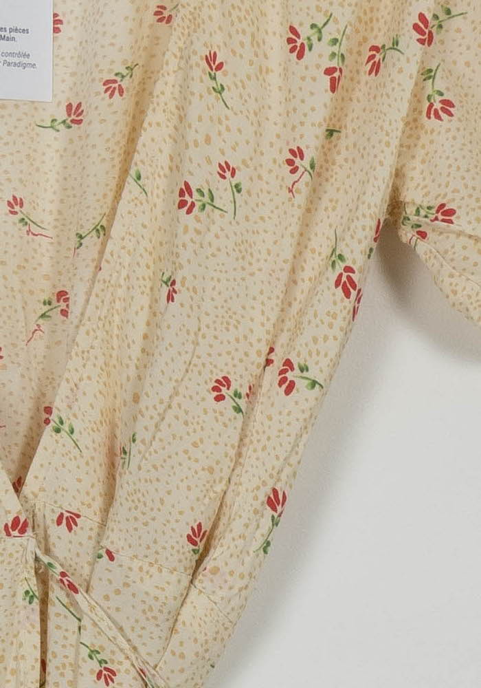 Robe Longue Écrue et Rouge - Taille S/36 de la marque Grace & Mila | PARAD103706 - Vendu par Paradigme - Image 3