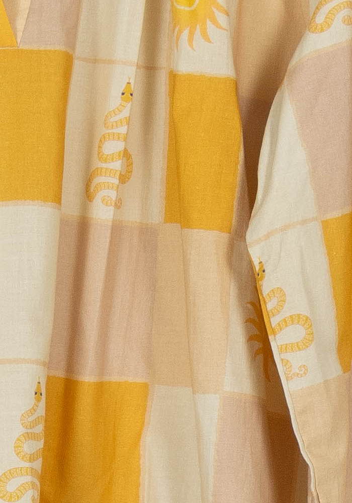 Blouse Beige et Jaune - Taille XS/34 de la marque Imprevu | PARAD103708 - Vendu par Paradigme - Image 3