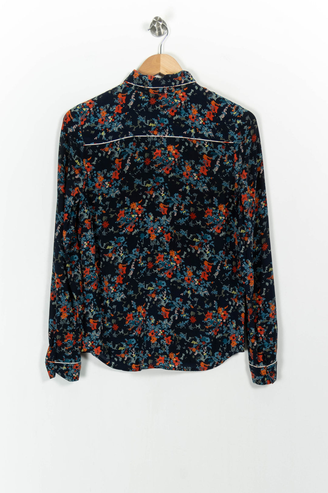 Chemise Fleurie Bleu et Rouge - Taille S/36 de la marque Comptoir des Cotonniers | PARAD103709 - Vendu par Paradigme - Image 4
