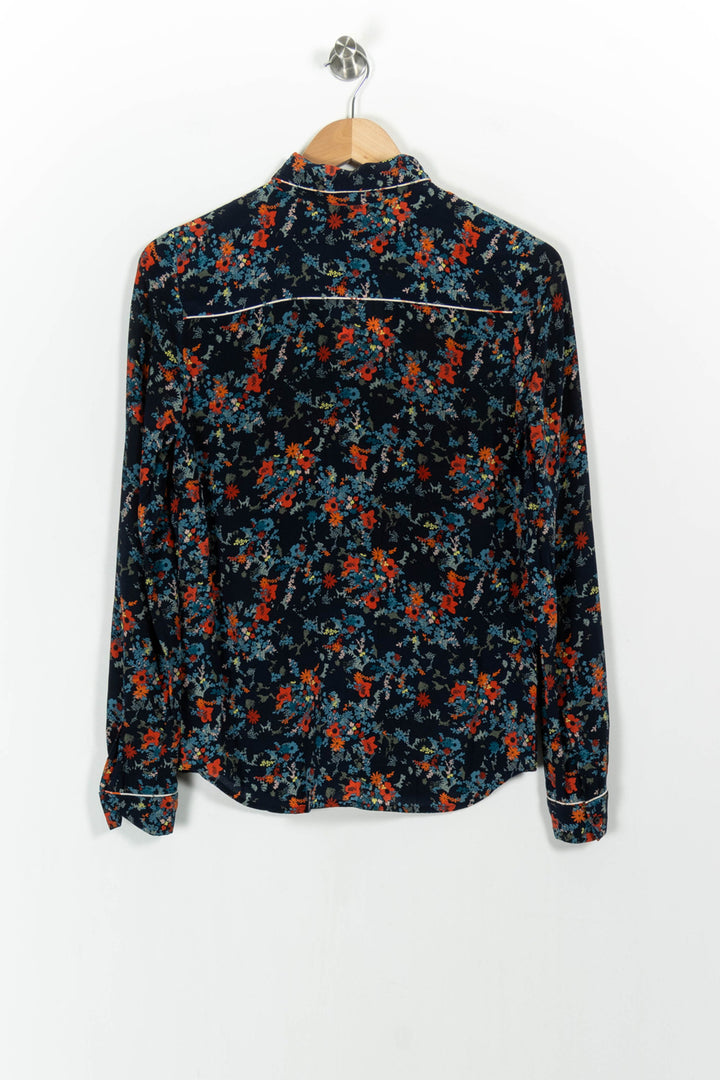 Chemise Fleurie Bleu et Rouge - Taille S/36 de la marque Comptoir des Cotonniers | PARAD103709 - Vendu par Paradigme - Image 4