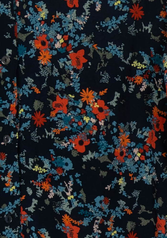 Chemise Fleurie Bleu et Rouge - Taille S/36 de la marque Comptoir des Cotonniers | PARAD103709 - Vendu par Paradigme - Image 3