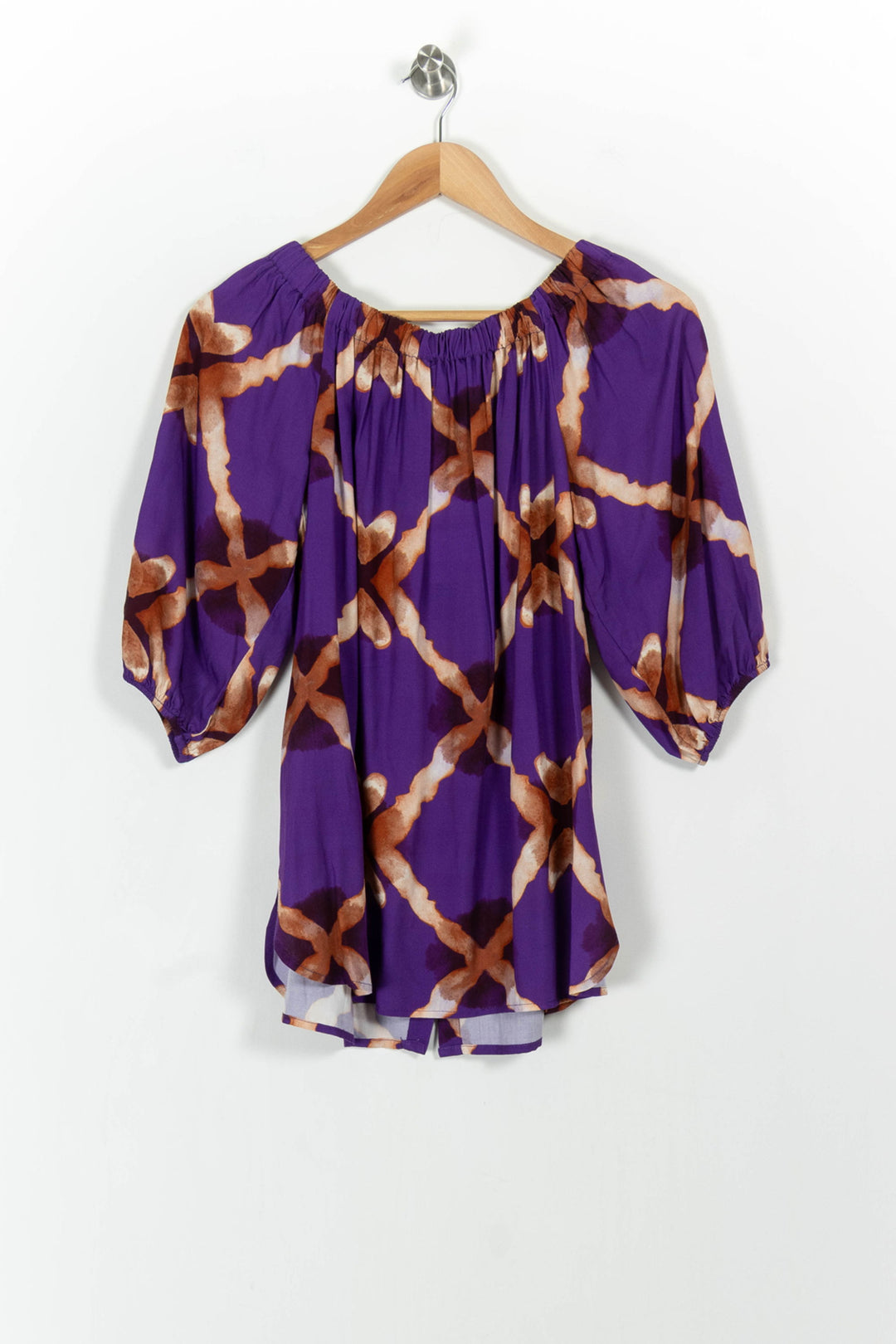 Blouse Violette et Marron - Taille M/38 de la marque Imprevu | PARAD103711 - Vendu par Paradigme - Image 4