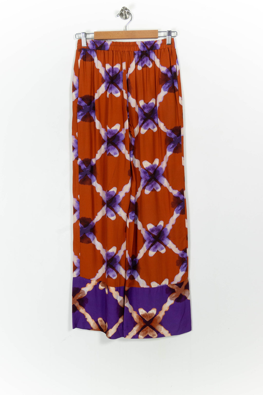 Pantalon Large Orange et Violet - Taille XS/34 de la marque Imprevu | PARAD103713 - Vendu par Paradigme - Image 4