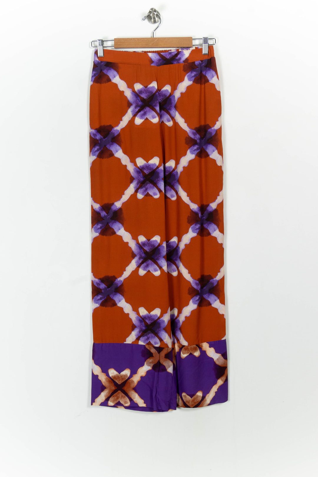 Pantalon Large Orange et Violet - Taille XS/34 de la marque Imprevu | PARAD103713 - Vendu par Paradigme - Image 2