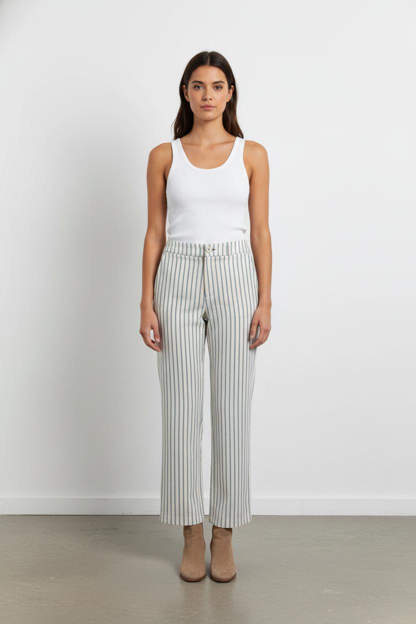 Pantalon Blanc et Bleu - Taille S/36 de la marque Imprevu | PARAD103715 - Vendu par Paradigme - Image 1