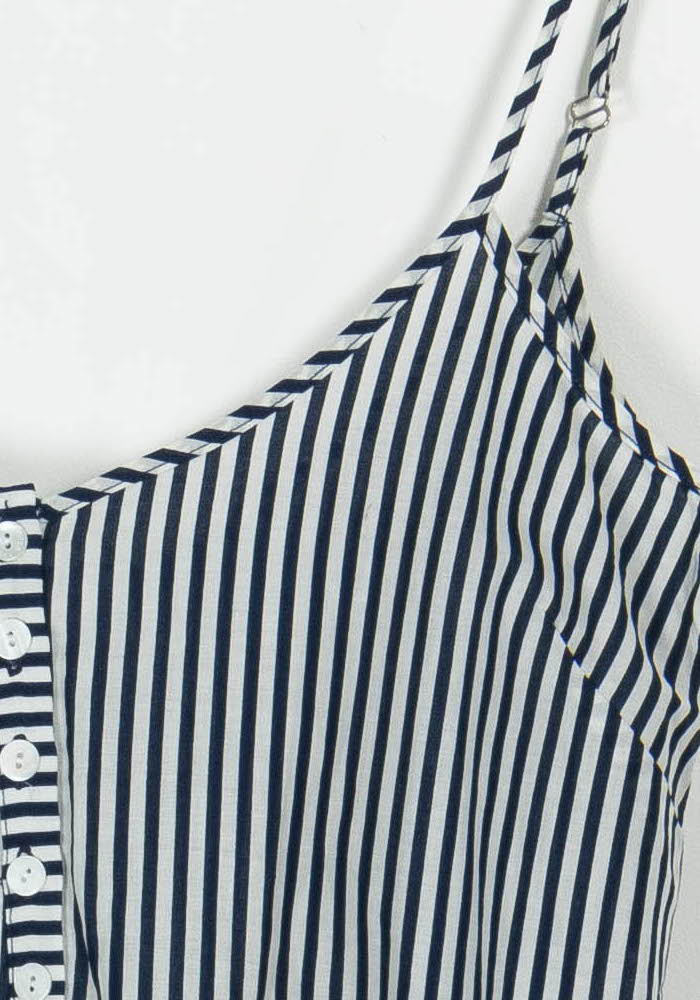 Robe Courte Bleu et Blanc - Taille M/38 de la marque Paul & Joe | PARAD103716 - Vendu par Paradigme - Image 3