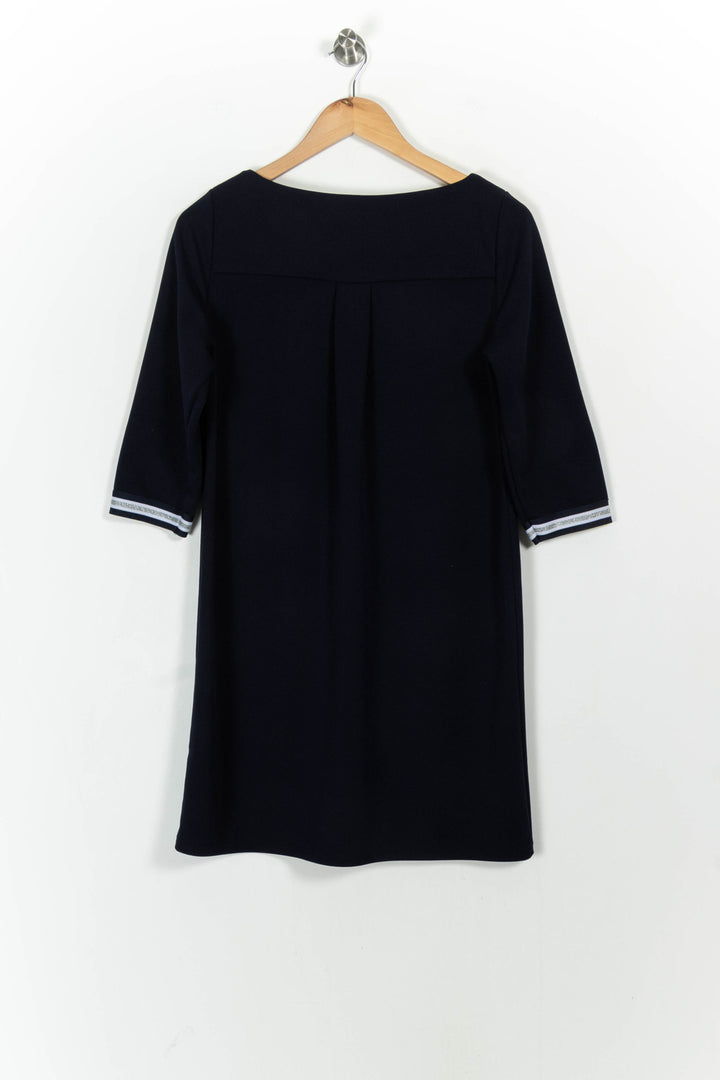 Robe Droite Bleue et Blanche - Taille S/36 de la marque Sud express | PARAD103726 - Vendu par Paradigme - Image 4