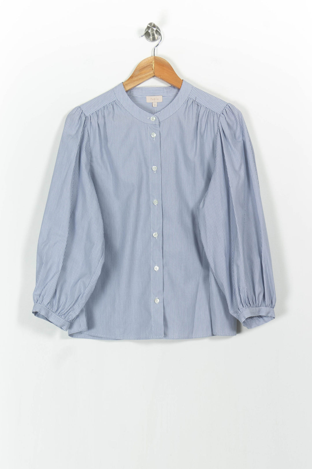 Blouse Bleue - Taille M/38 de la marque Pablo | PARAD103729 - Vendu par Paradigme - Image 2