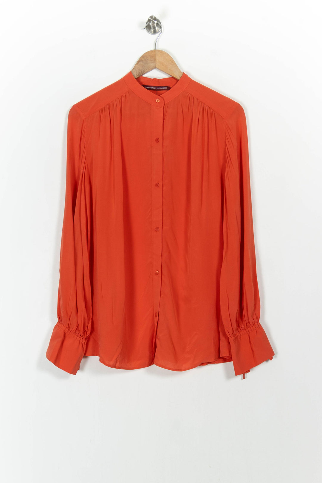 Blouse Rouge - Taille S/36 de la marque Comptoir des Cotonniers | PARAD103730 - Vendu par Paradigme - Image 2