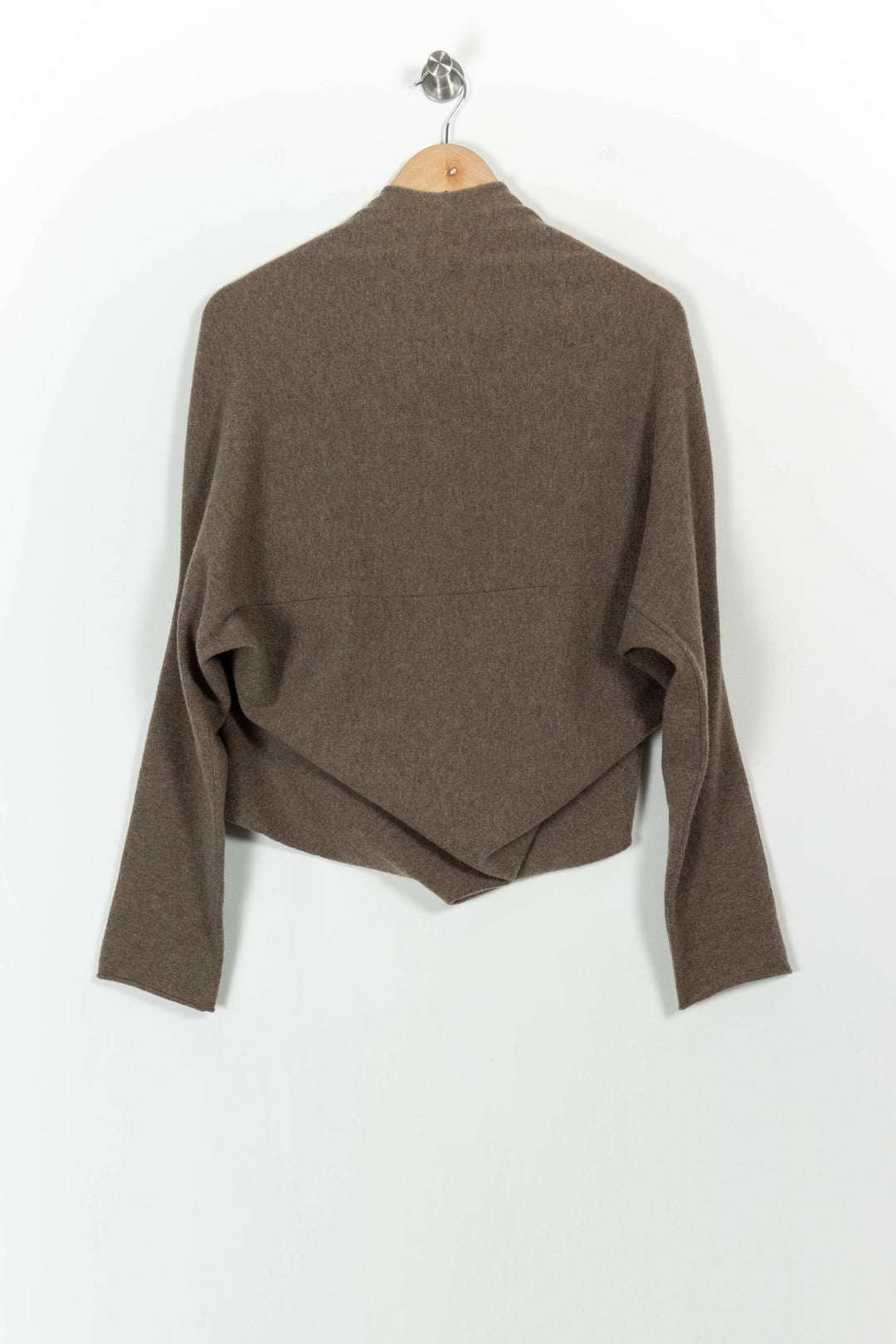 Cardigan Marron - Taille S/36 de la marque Majestic Filatures | PARAD103731 - Vendu par Paradigme - Image 4