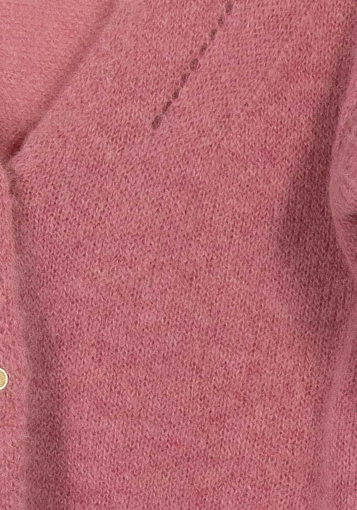 Cardigan Rose - Taille S/36 de la marque Sud express | PARAD103734 - Vendu par Paradigme - Image 3
