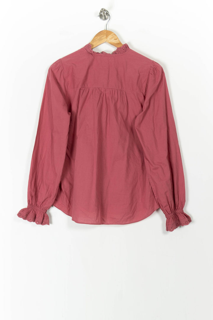 Blouse Rose - Taille S/36 de la marque Sud express | PARAD103736 - Vendu par Paradigme - Image 4