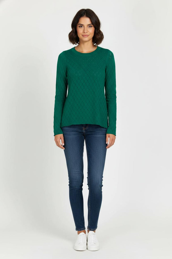 Tee-shirt Manches Longues Vert - Taille M/38 de la marque Sandro | PARAD103740 - Vendu par Paradigme - Image 1