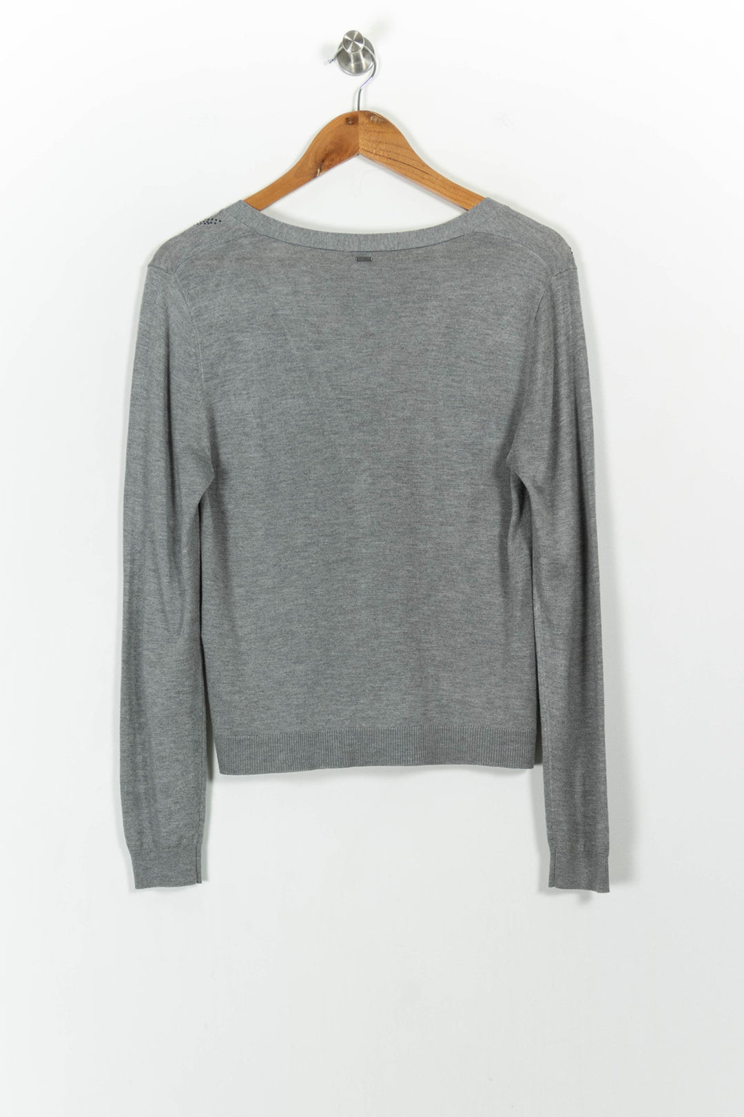 Cardigan Gris - Taille S/36 de la marque IKKS | PARAD103745 - Vendu par Paradigme - Image 4