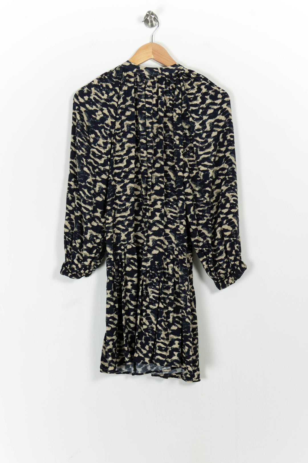 Robe Courte Noire et Beige - Taille S/36 de la marque ba&sh | PARAD103748 - Vendu par Paradigme - Image 4