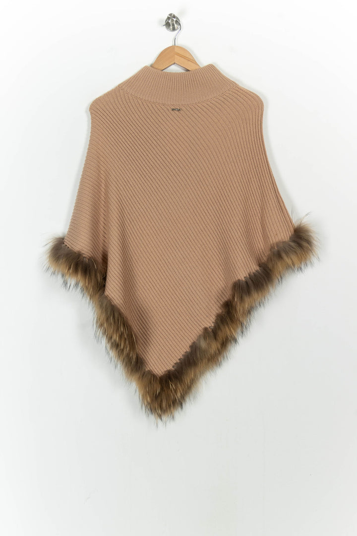 Poncho Beige et Marron - Taille T.U. de la marque Liu Jo | PARAD103750 - Vendu par Paradigme - Image 4
