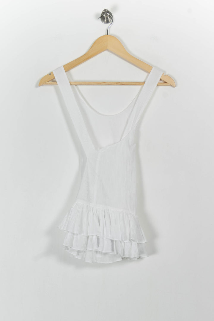Débardeur Blanc - Taille XS/34 de la marque Claudie Pierlot | PARAD103754 - Vendu par Paradigme - Image 4