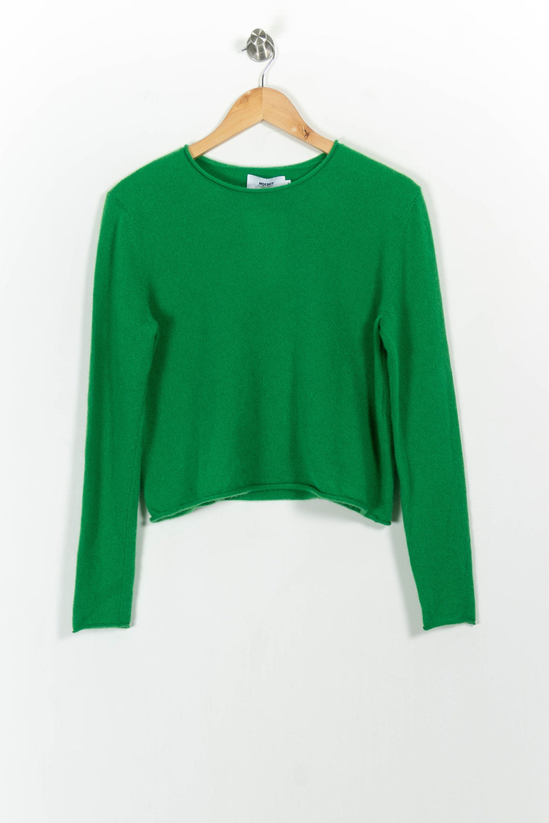 Pull Vert - Taille M/38 de la marque Notshy Cashmere | PARAD103755 - Vendu par Paradigme - Image 2