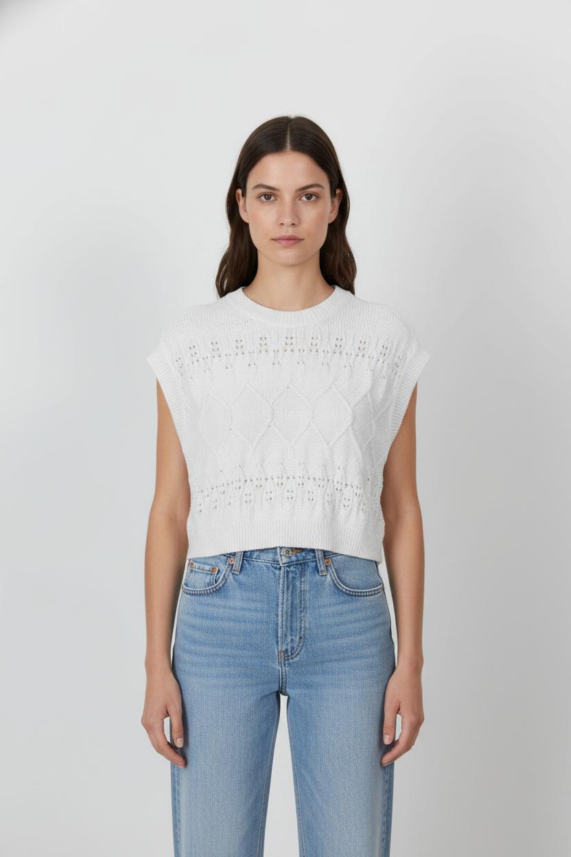 Débardeur Blanc - Taille XS/34 de la marque Closed | PARAD103763 - Vendu par Paradigme - Image 1