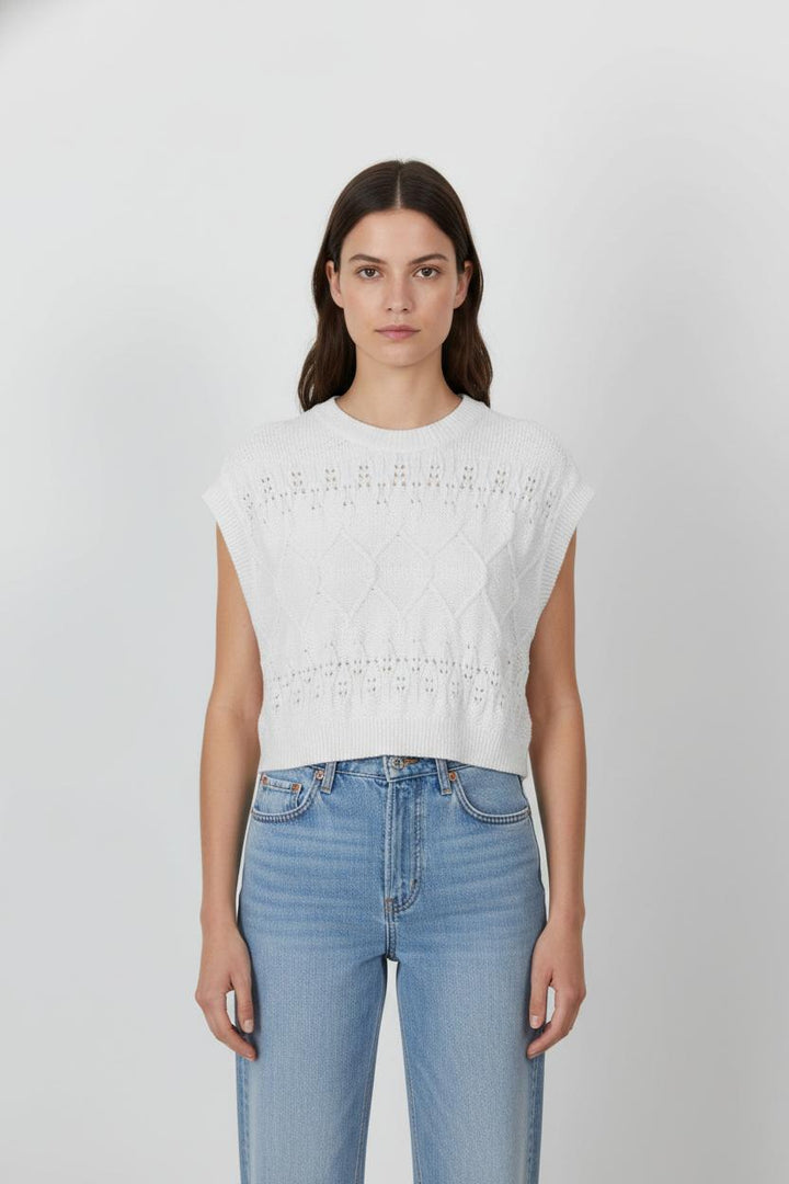 Débardeur Blanc - Taille XS/34 de la marque Closed | PARAD103763 - Vendu par Paradigme - Image 1