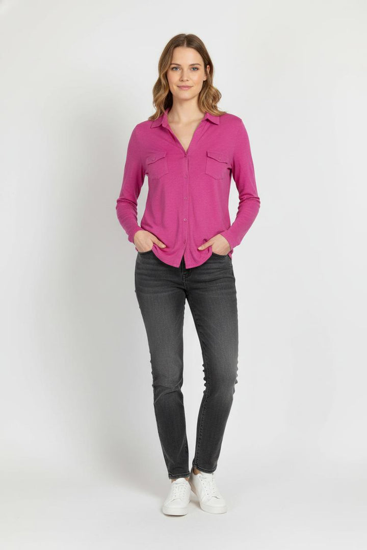 Chemise Rose - Taille M/38 de la marque Majestic Filatures | PARAD103764 - Vendu par Paradigme - Image 1