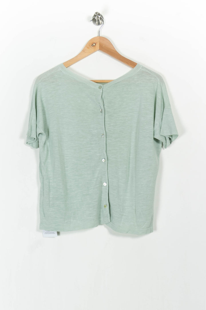 T-shirt Vert - Taille S/36 de la marque Maison Montagut | PARAD103765 - Vendu par Paradigme - Image 4