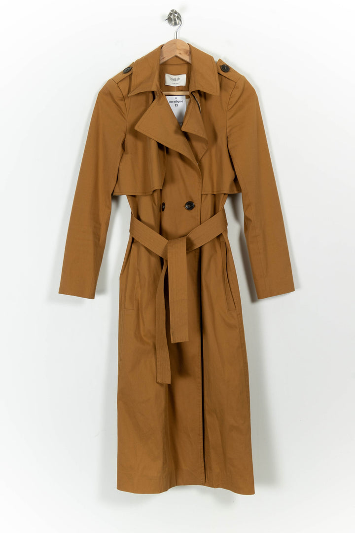 Trench Beige - Taille XS/34 de la marque ba&sh | PARAD103766 - Vendu par Paradigme - Image 2