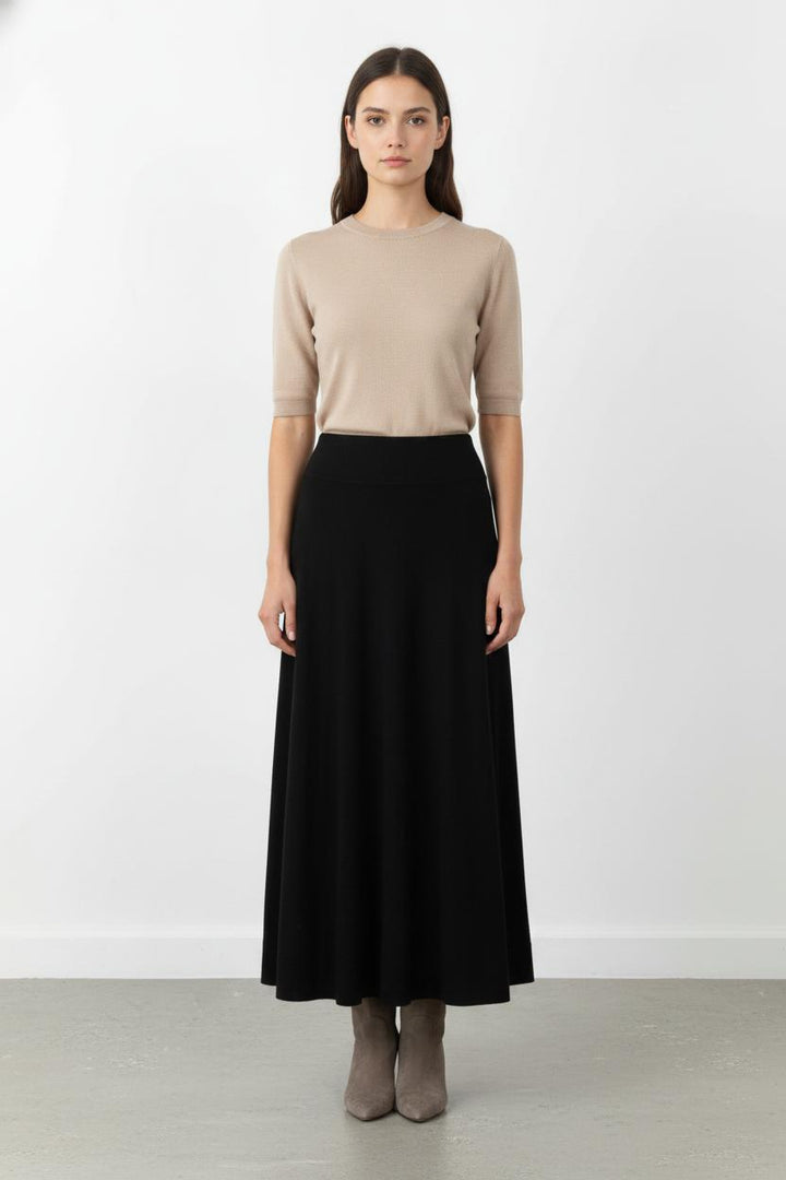 Jupe Longue Noire - Taille M/38 de la marque Laurence Bras | PARAD103767 - Vendu par Paradigme - Image 1