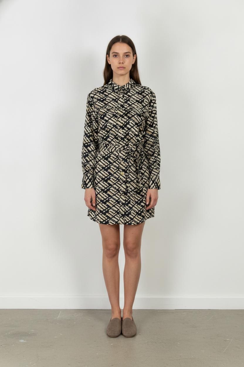 Robe Courte Bleu et Beige - Taille XS/34 de la marque Soeur | PARAD103768 - Vendu par Paradigme - Image 1