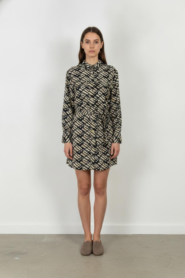 Robe Courte Bleu et Beige - Taille XS/34 de la marque Soeur | PARAD103768 - Vendu par Paradigme - Image 1